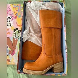Jeffrey Campbell Cyrene Platform Tall Leather Boots